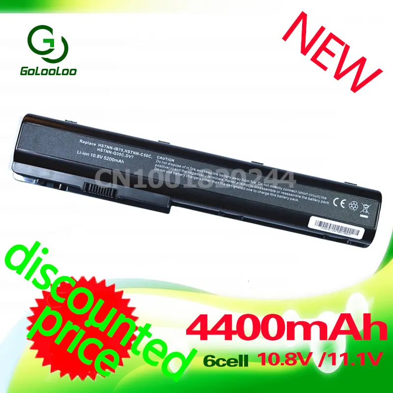 Golooloo 4400MaH battery for HP Pavilion DV7 DV7-1000 dv7-1200 dv7-2200 dv7-2000 dv7-2100 dv7-3000 dv7-3100 dv7t dv7z DV8 dv8t
Golooloo 4400MaH battery for HP Pavilion DV7 DV7-1000 dv7-1200 dv7-2200 dv7-2000 dv7-2100 dv7-3000 dv7-3100 dv7t dv7z DV8 dv8t