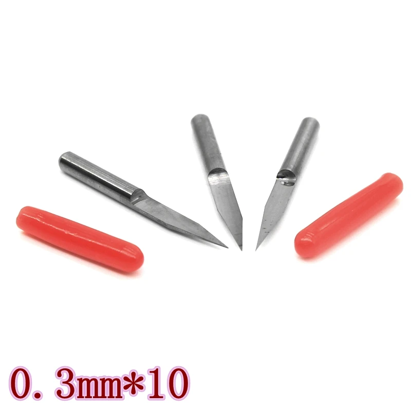 HANHXIN New Carbide cutter 10PCS PCB engraving knife machine router V Bits 10/20/30 degrees 0.3mm V-groove cutter
HANHXIN New Carbide cutter 10PCS PCB engraving knife machine router V Bits 10/20/30 degrees 0.3mm V-groove cutter