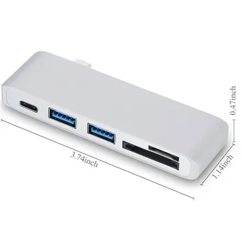 Advanced 2017 Computer Accessories New USB C Hub Aluminum Multi-Port Adapter HDMI Output For MacBook For Google Chromebook
Advanced 2017 Computer Accessories New USB C Hub Aluminum Multi-Port Adapter HDMI Output For MacBook For Google Chromebook