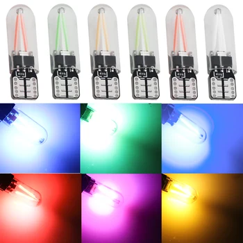 1pcs T10 LED Light Bulb Filament Cob Smd Glass Silicone Shell DC 12V 24V Auto Light Source for car w5w 168 194
1pcs T10 LED Light Bulb Filament Cob Smd Glass Silicone Shell DC 12V 24V Auto Light Source for car w5w 168 194