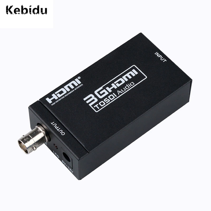 Kebidu Wholesale Mini HD 3G SDI to HDMI Box Converter Adapter Support HD-SDI / 3G-SDI Signals Showing on HDMI Display
Kebidu Wholesale Mini HD 3G SDI to HDMI Box Converter Adapter Support HD-SDI / 3G-SDI Signals Showing on HDMI Display