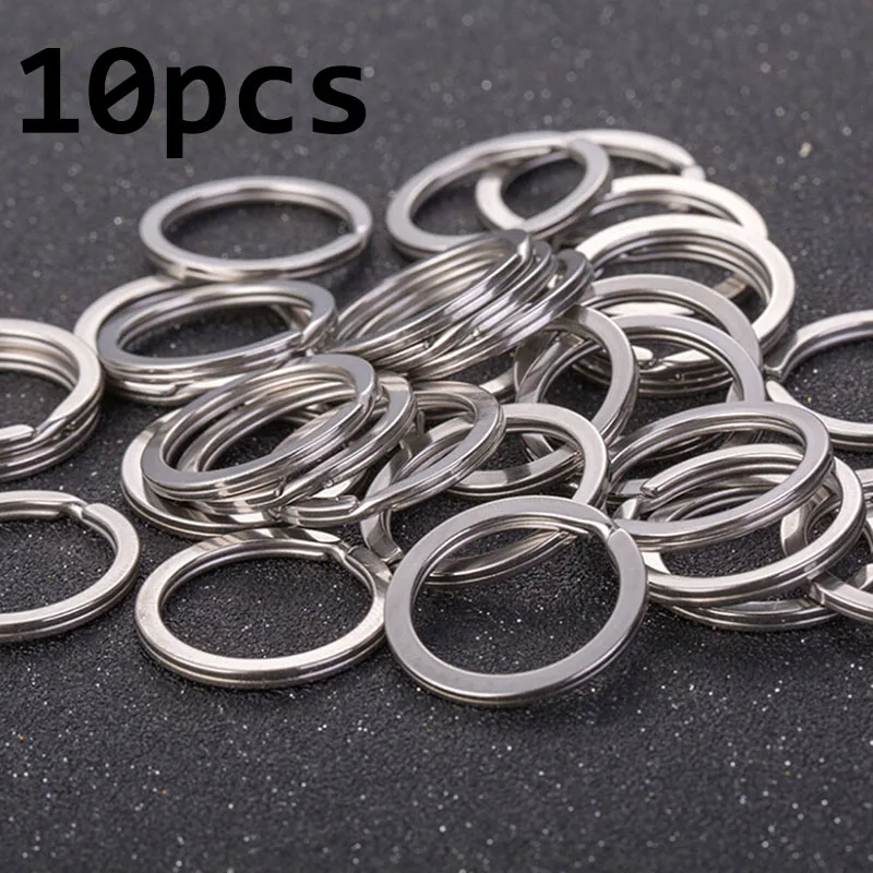 10PCS Polished Silver Key Holder Split Ring DIY Keyrings Key Chain Hoop Loop Stainless Steel
10PCS Polished Silver Key Holder Split Ring DIY Keyrings Key Chain Hoop Loop Stainless Steel
