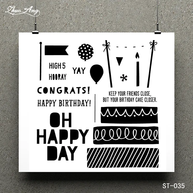 Birthday Cake Design Transparent Clear Stamp for Scrapbooking Rubber Stamp Seal Paper Craft Clear Stamps Card Making
Birthday Cake Design Transparent Clear Stamp for Scrapbooking Rubber Stamp Seal Paper Craft Clear Stamps Card Making