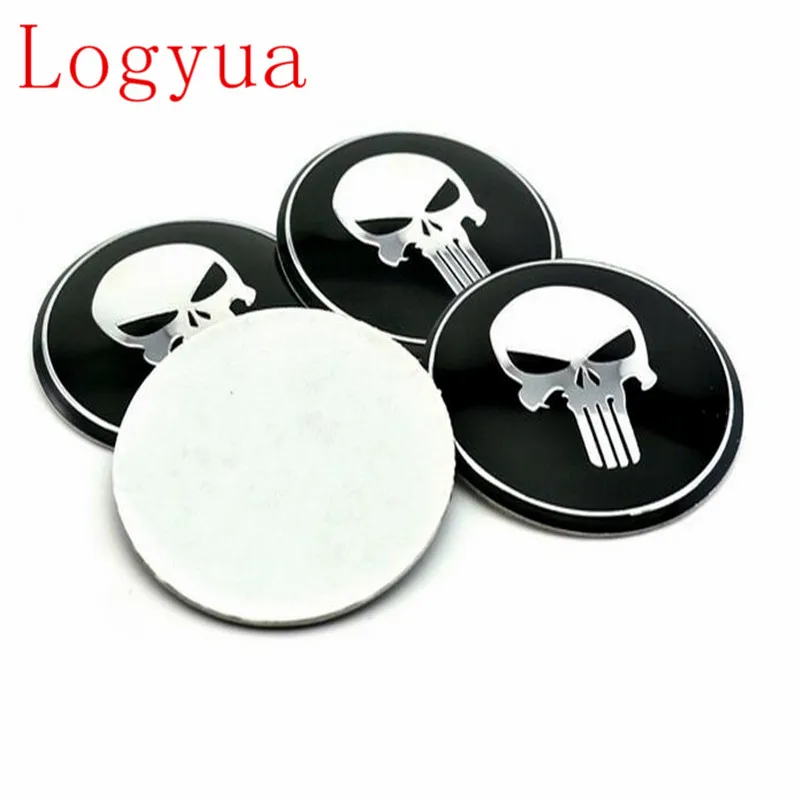 4Pcs/Lot Car Style 56.5mm Skull Logo Aluminum Car Hub Cap Wheel Center Cover Stickers Emblem For Punisher Cars
4Pcs/Lot Car Style 56.5mm Skull Logo Aluminum Car Hub Cap Wheel Center Cover Stickers Emblem For Punisher Cars