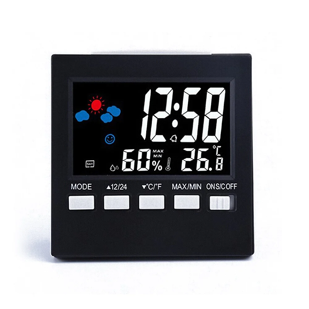 Clock Calendar Voice Control LCD Screen Thermometer Clocks Indoor Humidity Monitor Electronic Digital Display Temperature Alarm
Clock Calendar Voice Control LCD Screen Thermometer Clocks Indoor Humidity Monitor Electronic Digital Display Temperature Alarm