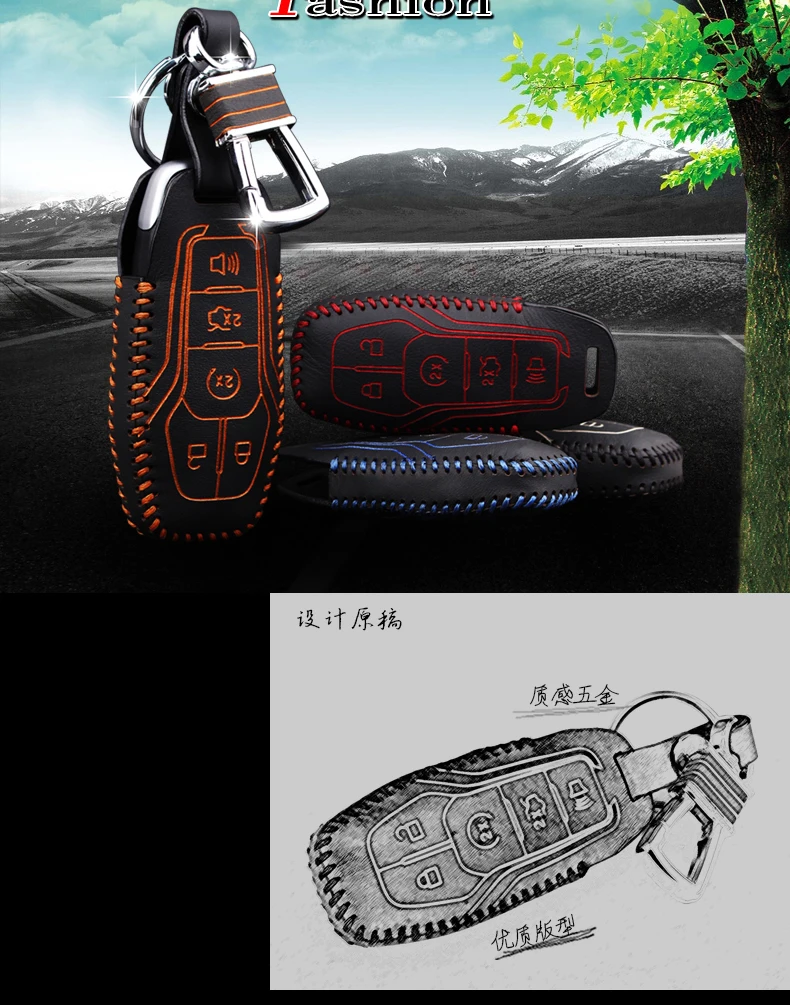 key case for Ford f150 2015 3.5T King Ranch supercrew limited mustang 2015 Leather Car Key bag wallet holder key cover key2a
key case for Ford f150 2015 3.5T King Ranch supercrew limited mustang 2015 Leather Car Key bag wallet holder key cover key2a
