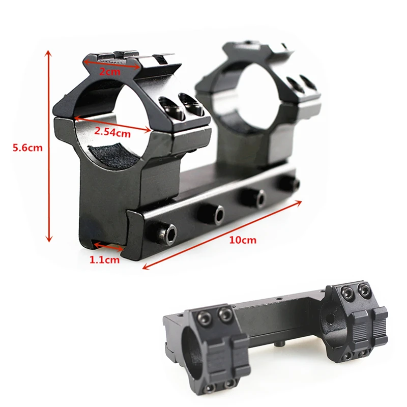 Double Clamp Scope Mount Ring 25.4mm Length 100mm High Quality Metal Tactical Hunting Fits 11mm Dovetail Rail and 20mm Top rail
Double Clamp Scope Mount Ring 25.4mm Length 100mm High Quality Metal Tactical Hunting Fits 11mm Dovetail Rail and 20mm Top rail