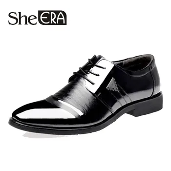 She ERA Male Shoes New 2018 Men Formal Dress Shoes Oxford Men Leather Shoes Lace-Up Pointed Toe British Style Men Shoes SIZE 45
She ERA Male Shoes New 2018 Men Formal Dress Shoes Oxford Men Leather Shoes Lace-Up Pointed Toe British Style Men Shoes SIZE 45