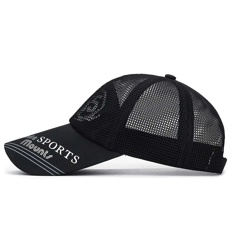 Men Outdoor Sports Cap Bone Casquette Homme Mesh Dad Hat Sun Trucker Cap Summer Long Brim Mesh Cap 12 HTB1Udvba.GF3KVjSZFvq6z nXXaq