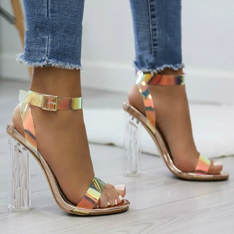 2019 Summer PVC Clear Transparent Strappy High Heels Shoes Women Sandals Peep Toe Sexy Party Female Ladies Shoes Woman Sandalias
2019 Summer PVC Clear Transparent Strappy High Heels Shoes Women Sandals Peep Toe Sexy Party Female Ladies Shoes Woman Sandalias