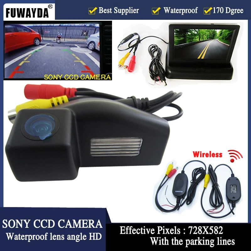 FUWAYDA 4.3 Inch TFT LCD Auto Car Rear View Mirror Monitor Parking + Car Rearview Reverse CCD Camera for Mazda 2 / Mazda 3 HD
FUWAYDA 4.3 Inch TFT LCD Auto Car Rear View Mirror Monitor Parking + Car Rearview Reverse CCD Camera for Mazda 2 / Mazda 3 HD