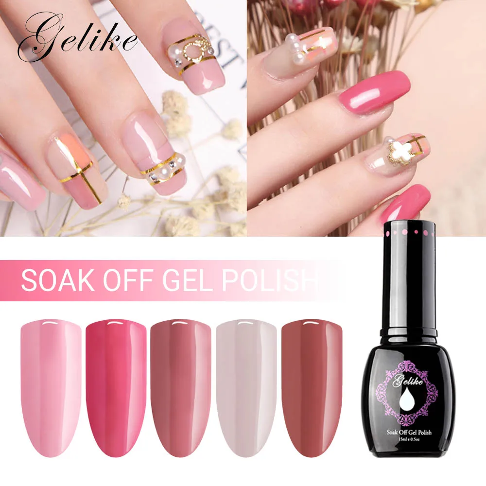 Gelike Odorless High Gloss Gel Soak Off Gel Nails UV Gel Nail 25 Clolors 15 ml Gel Nail Polish Set
Gelike Odorless High Gloss Gel Soak Off Gel Nails UV Gel Nail 25 Clolors 15 ml Gel Nail Polish Set