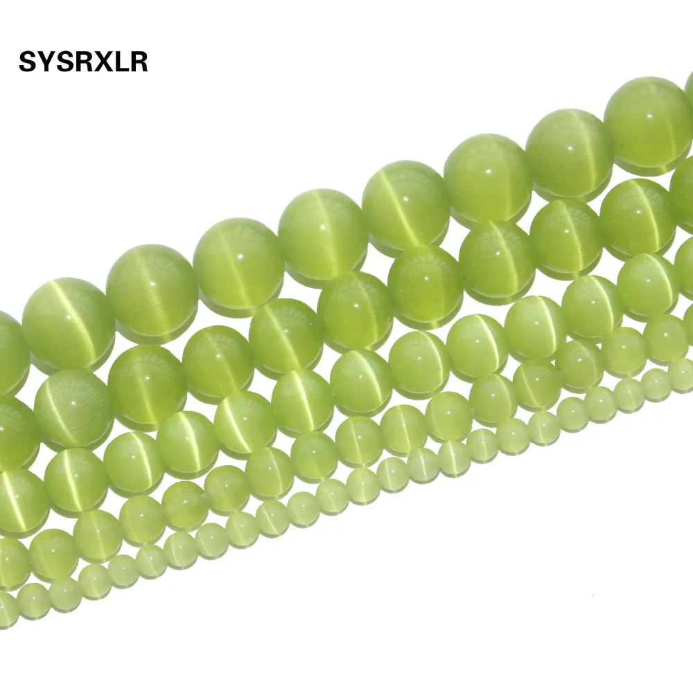 Free Shipping Natural Stone Olive Green Opal Natural Cat Eye Beads Round Beads For Jewelry Making DIY Bracelet 4/6/8/10/12 MM
Free Shipping Natural Stone Olive Green Opal Natural Cat Eye Beads Round Beads For Jewelry Making DIY Bracelet 4/6/8/10/12 MM
