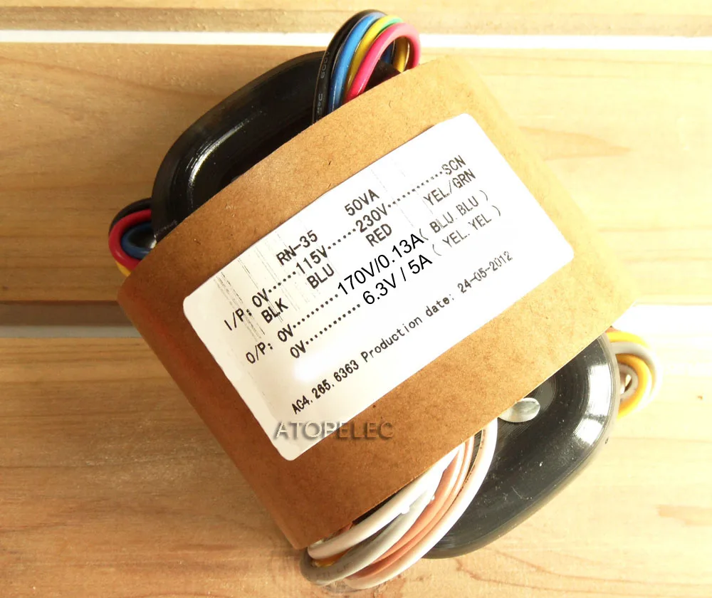 115V 230V 50W R-Core Transformer 170V 6.3V for Audio Amplifier Tube Preamps R Core
115V 230V 50W R-Core Transformer 170V 6.3V for Audio Amplifier Tube Preamps R Core
