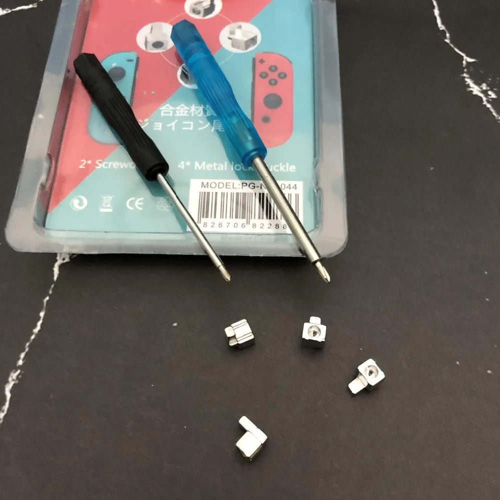 For NS Joy Con L/R Metal Lock Buckles Repair Tool Kit for Nintendos Switch Joy-Con Controller Replacement Screwdrivers 1-10sets
For NS Joy Con L/R Metal Lock Buckles Repair Tool Kit for Nintendos Switch Joy-Con Controller Replacement Screwdrivers 1-10sets