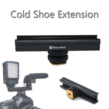 4"/10cm Flash Bracket Hot Cold Shoe Extension Mount Adapter for Canon Nikon DSLR Flashes Video Lights Microphone Monitor
4"/10cm Flash Bracket Hot Cold Shoe Extension Mount Adapter for Canon Nikon DSLR Flashes Video Lights Microphone Monitor