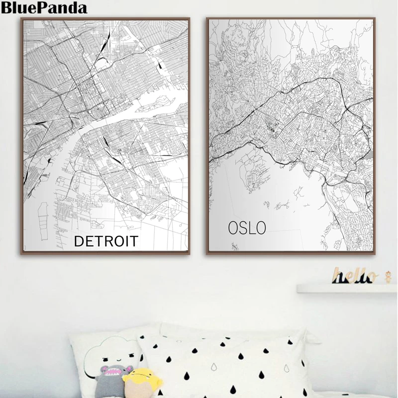 Modern Black and White City Maps New York Chicago Brussels OSLO Picture Nordic Canvas Paintings Poster Print Wall Art Home Decor
Modern Black and White City Maps New York Chicago Brussels OSLO Picture Nordic Canvas Paintings Poster Print Wall Art Home Decor