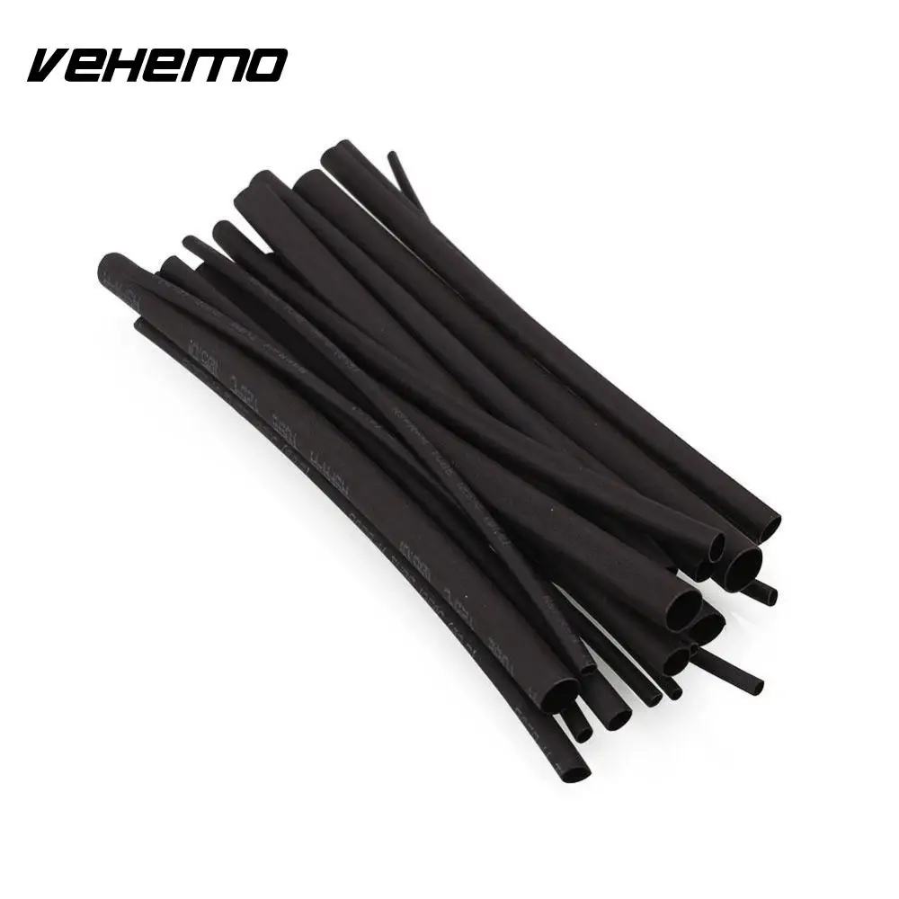 Vehemo 20pcs Black Heatshrink Heat Shrink Tube Assortment Wrap Electrical Insulation Sleeves Wire Cable Tubing 1mm-5mm 2XH Type
Vehemo 20pcs Black Heatshrink Heat Shrink Tube Assortment Wrap Electrical Insulation Sleeves Wire Cable Tubing 1mm-5mm 2XH Type