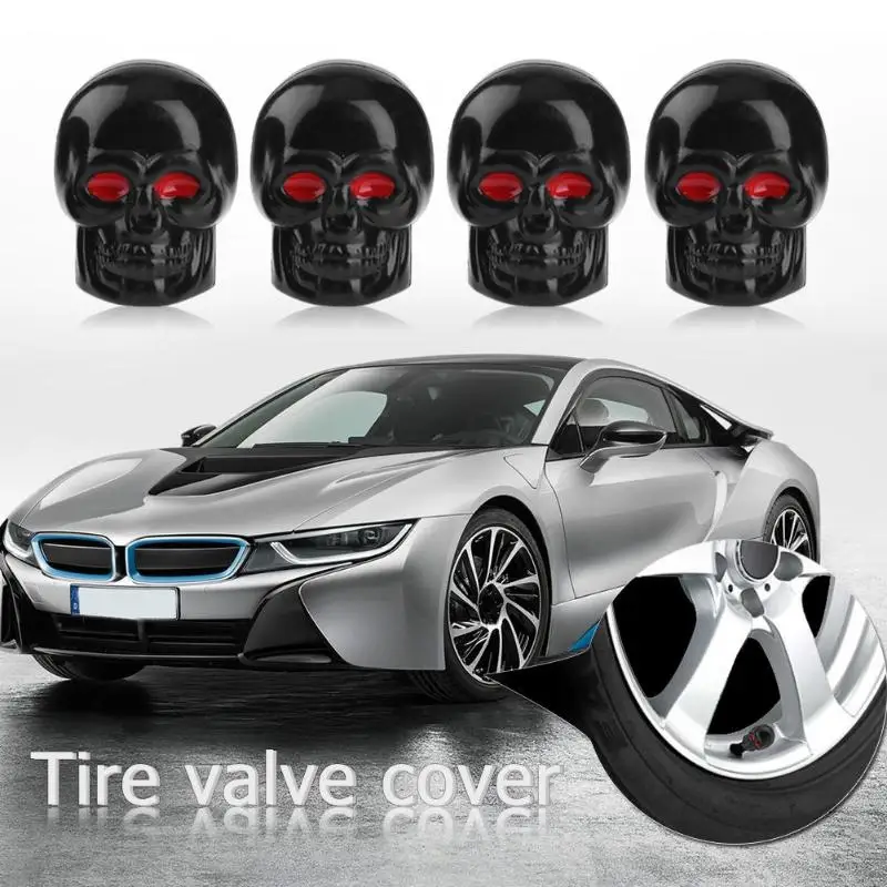 VODOOL 4Pcs Universal Skull Valve Cap Car Motorcycle Bike Wheel Tire Tyre Valve Stem Caps Dust Covers Car Styling Accessories
VODOOL 4Pcs Universal Skull Valve Cap Car Motorcycle Bike Wheel Tire Tyre Valve Stem Caps Dust Covers Car Styling Accessories