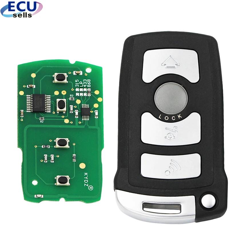 4 Button Smart Remote Key Fob With ID7944 Chip 315LP /315MHZ /433MHZ / 868MHZ for BMW CAS1 7 Series 730/740(E65/E66)
4 Button Smart Remote Key Fob With ID7944 Chip 315LP /315MHZ /433MHZ / 868MHZ for BMW CAS1 7 Series 730/740(E65/E66)