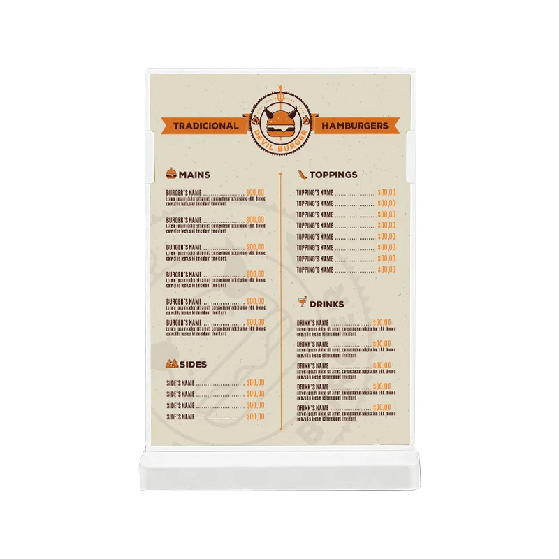 210*297mm A4 exhibition display fixture T sign poster label holder stand price talker label frame desktop
210*297mm A4 exhibition display fixture T sign poster label holder stand price talker label frame desktop