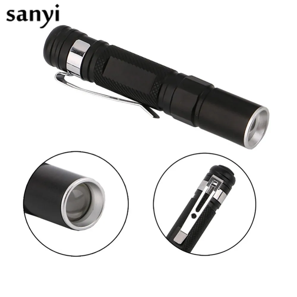 

Portable Mini Penlight XPE 1000LM LED Flashlight Torch Pocket Light Waterproof Lantern AAA Battery Powerful Led For Hunting