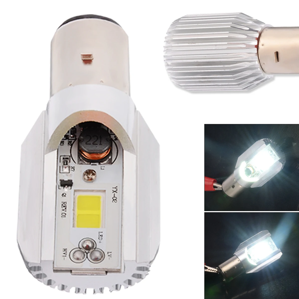 1PC H6 BA20D DC 9-85V Motorcycle Hi/Lo Beam Headlight 12W COB White LED Bulb Super Bright For Bike Moped Scooter Accessories
1PC H6 BA20D DC 9-85V Motorcycle Hi/Lo Beam Headlight 12W COB White LED Bulb Super Bright For Bike Moped Scooter Accessories