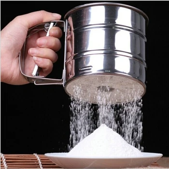Stainless Steel Sieve Cup Powder Flour Mesh Sieve Baking Tools For Cakes Decorating Pastry Tools Bakeware Tools Kitchen Gadgets
Stainless Steel Sieve Cup Powder Flour Mesh Sieve Baking Tools For Cakes Decorating Pastry Tools Bakeware Tools Kitchen Gadgets