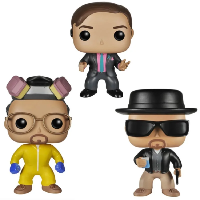 POP Breaking Bad 162# HEISENBERG Saul Goodman Walter White Vinyl Action Figure brinquedos Collection Model Toys
POP Breaking Bad 162# HEISENBERG Saul Goodman Walter White Vinyl Action Figure brinquedos Collection Model Toys