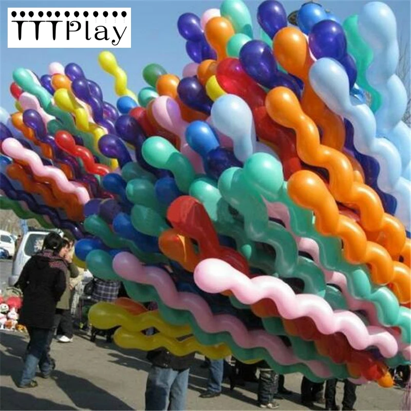 50pcs/lot 36 Inch Screw Thread Latex Balloon Inflatable Long Air Balls Wedding Decoration Baby Birthday Party Balloon Float Toys
50pcs/lot 36 Inch Screw Thread Latex Balloon Inflatable Long Air Balls Wedding Decoration Baby Birthday Party Balloon Float Toys