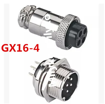 Free Shipping 5pair Male & Female Diameter 16mm Wire Panel Connector GX16 4P GX16-4 M16 circular connector Socket Plug
Free Shipping 5pair Male & Female Diameter 16mm Wire Panel Connector GX16 4P GX16-4 M16 circular connector Socket Plug