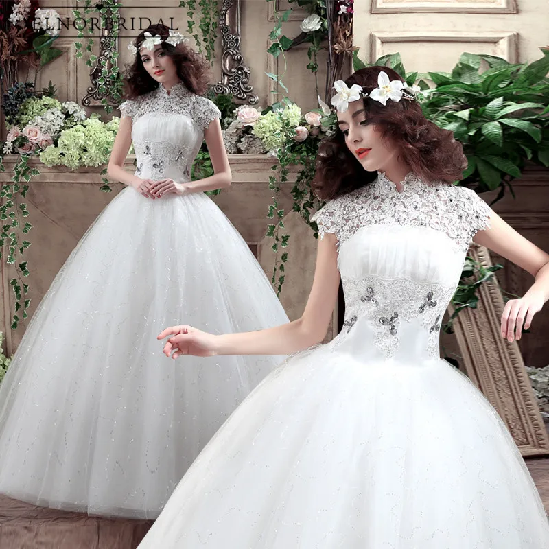 Amanda Novias Lace Ball Gown Wedding Dresses 2020 High Neck Sheer Lace Up Back Handmade China Bridal Gowns Garden
Amanda Novias Lace Ball Gown Wedding Dresses 2020 High Neck Sheer Lace Up Back Handmade China Bridal Gowns Garden