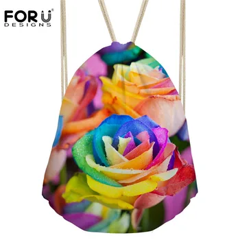 FORUDESIGNS Rose Drawstring Bag Women Flower Printed Small Drawstring Backpack for School Girls Drawstring Storage Bags Mochila
FORUDESIGNS Rose Drawstring Bag Women Flower Printed Small Drawstring Backpack for School Girls Drawstring Storage Bags Mochila