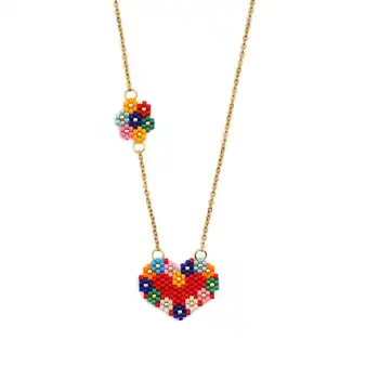 Go2boho MIYUKI Necklaces Women Collares De Moda 2019 Bohemian Heart Necklace Colorful Choker Gold Chain Jewelry Handmade Joyeria
Go2boho MIYUKI Necklaces Women Collares De Moda 2019 Bohemian Heart Necklace Colorful Choker Gold Chain Jewelry Handmade Joyeria