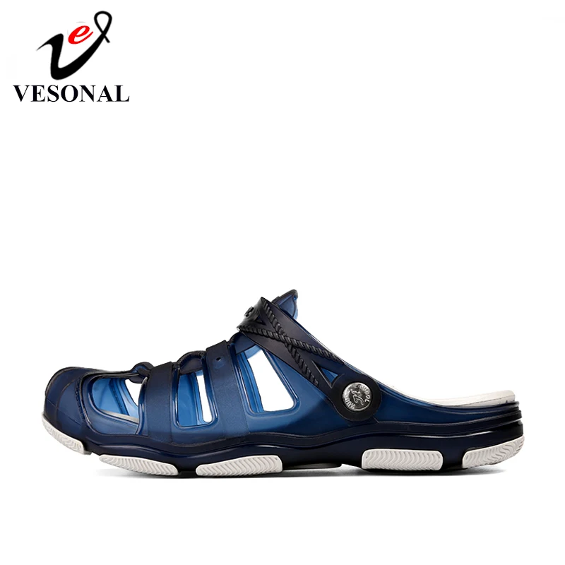 VESONAL 2019 Summer Jelly slippers men shoes Hole holes shoes male breathable Hollow out water beach slipers slides fish Plastic
VESONAL 2019 Summer Jelly slippers men shoes Hole holes shoes male breathable Hollow out water beach slipers slides fish Plastic