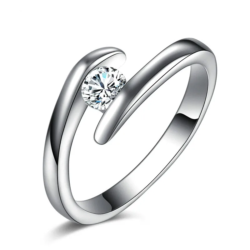 Simple Design Cubic Austria crystal Zirconia Women/Girls S90 Silver Rings Wedding Anniversary Fashion Party Jewelry Wholesale
Simple Design Cubic Austria crystal Zirconia Women/Girls S90 Silver Rings Wedding Anniversary Fashion Party Jewelry Wholesale