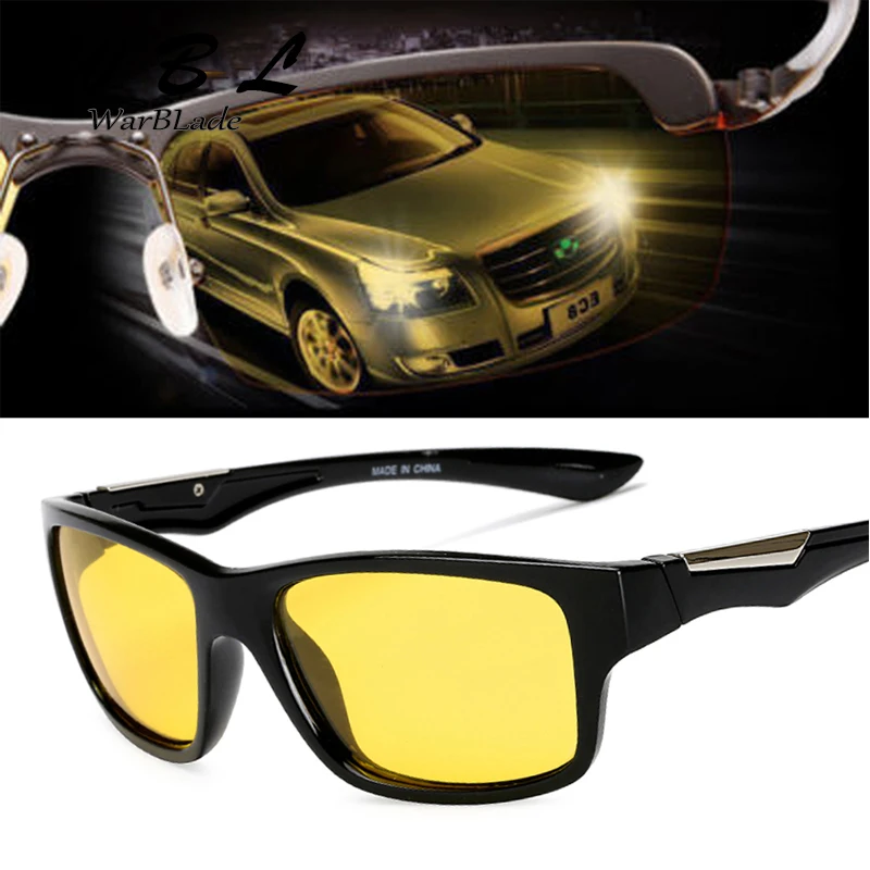 Фото Солнцезащитные очки WarBLade унисекс с желтыми линзами женские солнцезащитные