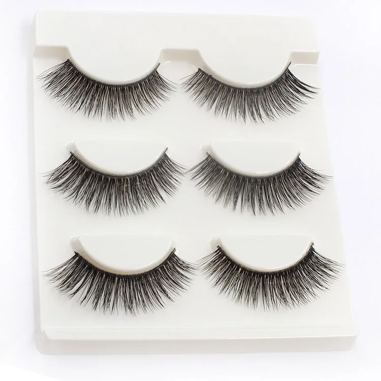 3 pairs False Eyelashes Natural Long Faux Mink 3D Lashes Wispy Eye Lashes Extensions Reusable artificial lashes top lash
3 pairs False Eyelashes Natural Long Faux Mink 3D Lashes Wispy Eye Lashes Extensions Reusable artificial lashes top lash
