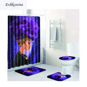 Free Shipping Shine Sky Purple Hair African Girl Casa De Banho Bathroom Carpet Bath Mat Set Tapis Salle De Bain Alfombra Bano
Free Shipping Shine Sky Purple Hair African Girl Casa De Banho Bathroom Carpet Bath Mat Set Tapis Salle De Bain Alfombra Bano