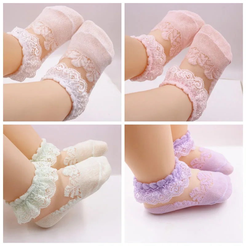 4 Pairs/Set Summer Lace Newborn Baby Socks Thin Mesh Princess Baby Girl Socks Infant Toddler Girls Sock Sokken
4 Pairs/Set Summer Lace Newborn Baby Socks Thin Mesh Princess Baby Girl Socks Infant Toddler Girls Sock Sokken