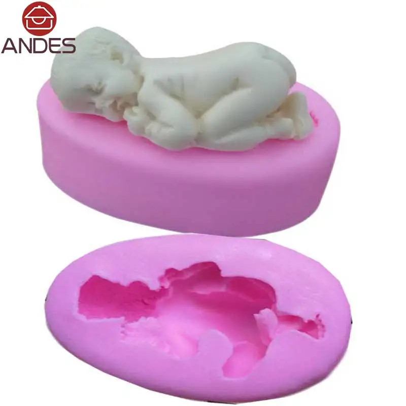 1 PCS Shape Silicone 3D Sleeping Baby Cake Mold Cookware Dining Bar Non-Stick Cake Decorating Tools Fondant Soap Mold
1 PCS Shape Silicone 3D Sleeping Baby Cake Mold Cookware Dining Bar Non-Stick Cake Decorating Tools Fondant Soap Mold