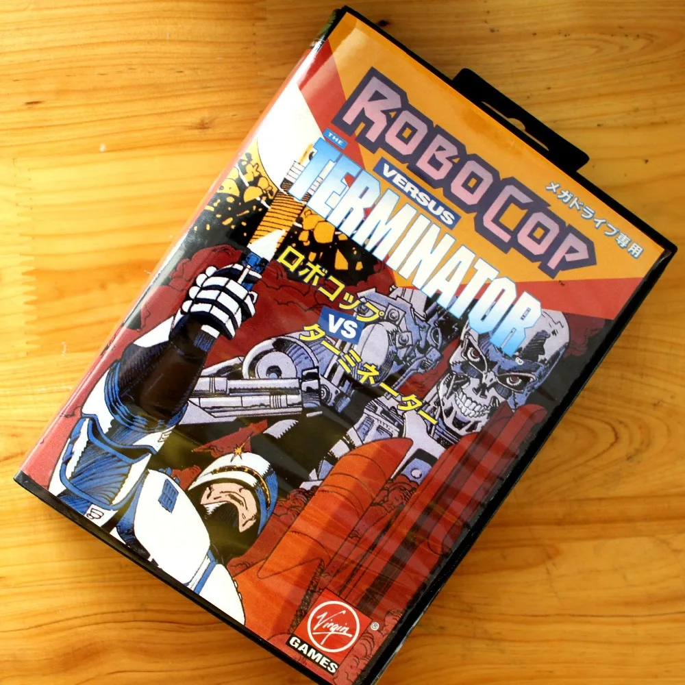 RoboCop vs Terminator 16 Bit MD Game Card with Retail Box for Sega MegaDrive & Genesis Video Game console system
RoboCop vs Terminator 16 Bit MD Game Card with Retail Box for Sega MegaDrive & Genesis Video Game console system