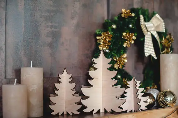 Wood Christmas Tree, Christmas tree made of plywood in natural color, Christmas table decoration, stylish home decor for New Yea
Wood Christmas Tree, Christmas tree made of plywood in natural color, Christmas table decoration, stylish home decor for New Yea