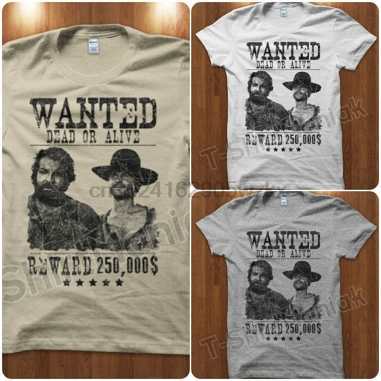 T-Shirt Maglietta Wanted Trinita Bud Spencer & Terence Hill Uomo Vintage Western
T-Shirt Maglietta Wanted Trinita Bud Spencer & Terence Hill Uomo Vintage Western