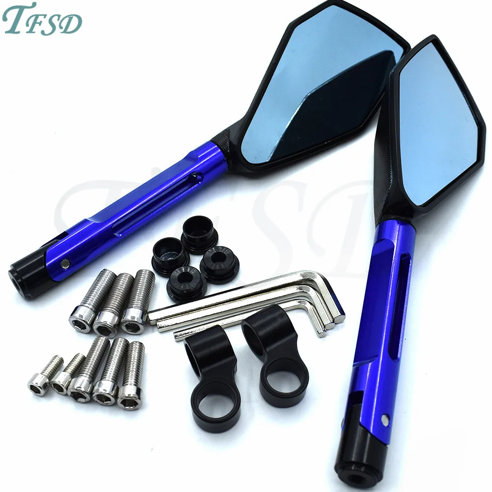 Universal 8mm 10mm Aluminum CNC Motorcycle Rearview Mirror motorbike rear-vision motor bicycle mirror For Kawasaki Z750 Z800 
Universal 8mm 10mm Aluminum CNC Motorcycle Rearview Mirror motorbike rear-vision motor bicycle mirror For Kawasaki Z750 Z800