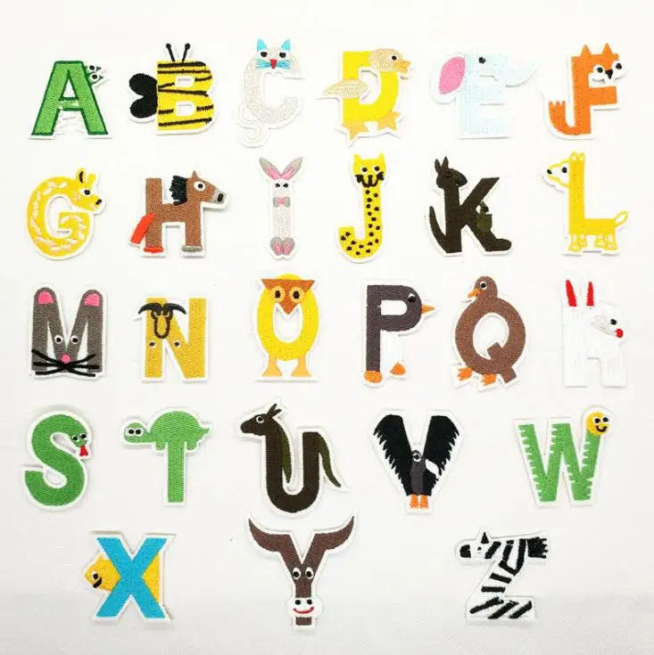 Cute Cartoon Letters Patch Alphabet Embroidered Applique For kids Clothes Letters Sew On Name Badge Patches
Cute Cartoon Letters Patch Alphabet Embroidered Applique For kids Clothes Letters Sew On Name Badge Patches