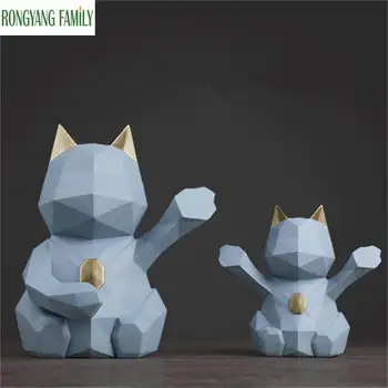 NEW Modern Abstract Sculpture Geometric Resin Cat Statue Wildlife Decorations Gift Craft Home Ornament Accessories Furnishing
NEW Modern Abstract Sculpture Geometric Resin Cat Statue Wildlife Decorations Gift Craft Home Ornament Accessories Furnishing