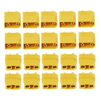 10 Pairs Female Male XT90 Banana Bullet Connector Plug For RC LiPo Battery Gold Plated Banana Plug
10 Pairs Female Male XT90 Banana Bullet Connector Plug For RC LiPo Battery Gold Plated Banana Plug