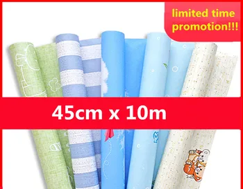 10 meters waterproof thickened self-adhesive wallpaper stickers children room bedroom living room cute cartoon wall stickers 
10 meters waterproof thickened self-adhesive wallpaper stickers children room bedroom living room cute cartoon wall stickers