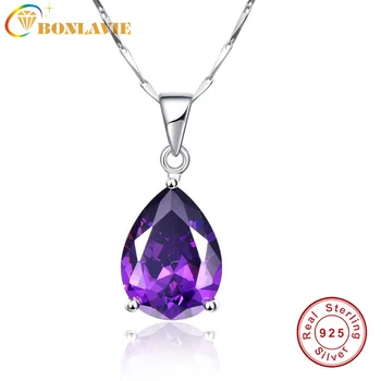 BONLAVIE 13.1Ct 100% 925 Sterling Silver Pendant Necklace Waterdrop Amethyst Pendant Pure Natural Amethyst Necklace Fine Jewelry
BONLAVIE 13.1Ct 100% 925 Sterling Silver Pendant Necklace Waterdrop Amethyst Pendant Pure Natural Amethyst Necklace Fine Jewelry
